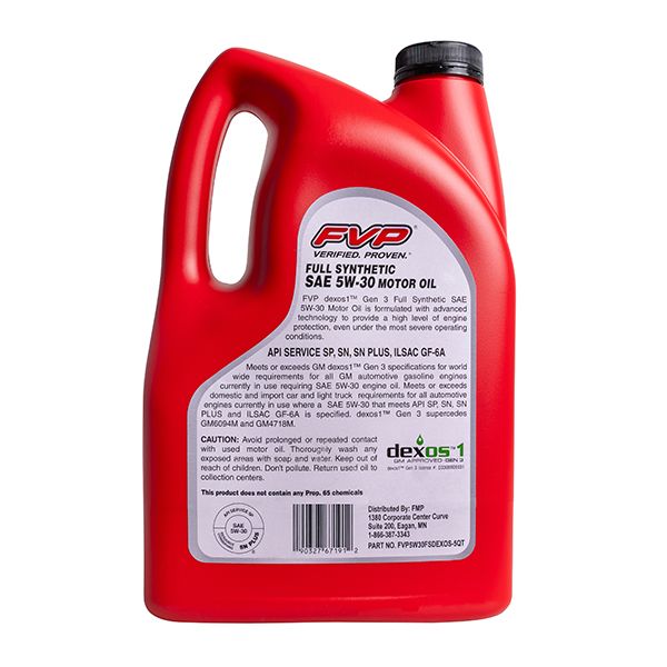 Full Synthetic dexos 5W-30
