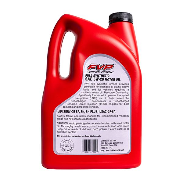 Full Synthetic Motor Oil 5W-20